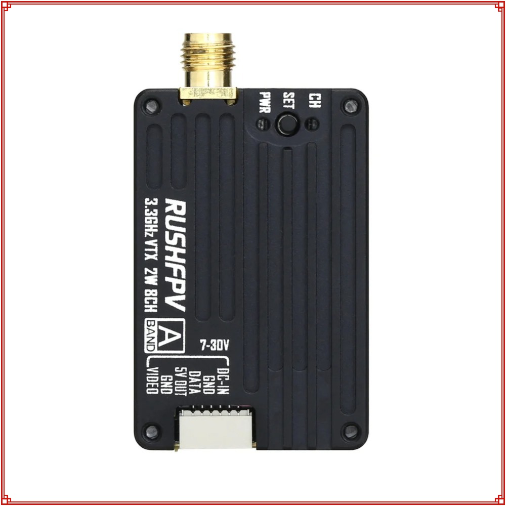2026 New RUSHFPV 3.3G 2W VTX T - Drone Transmitter ulasan dan harga