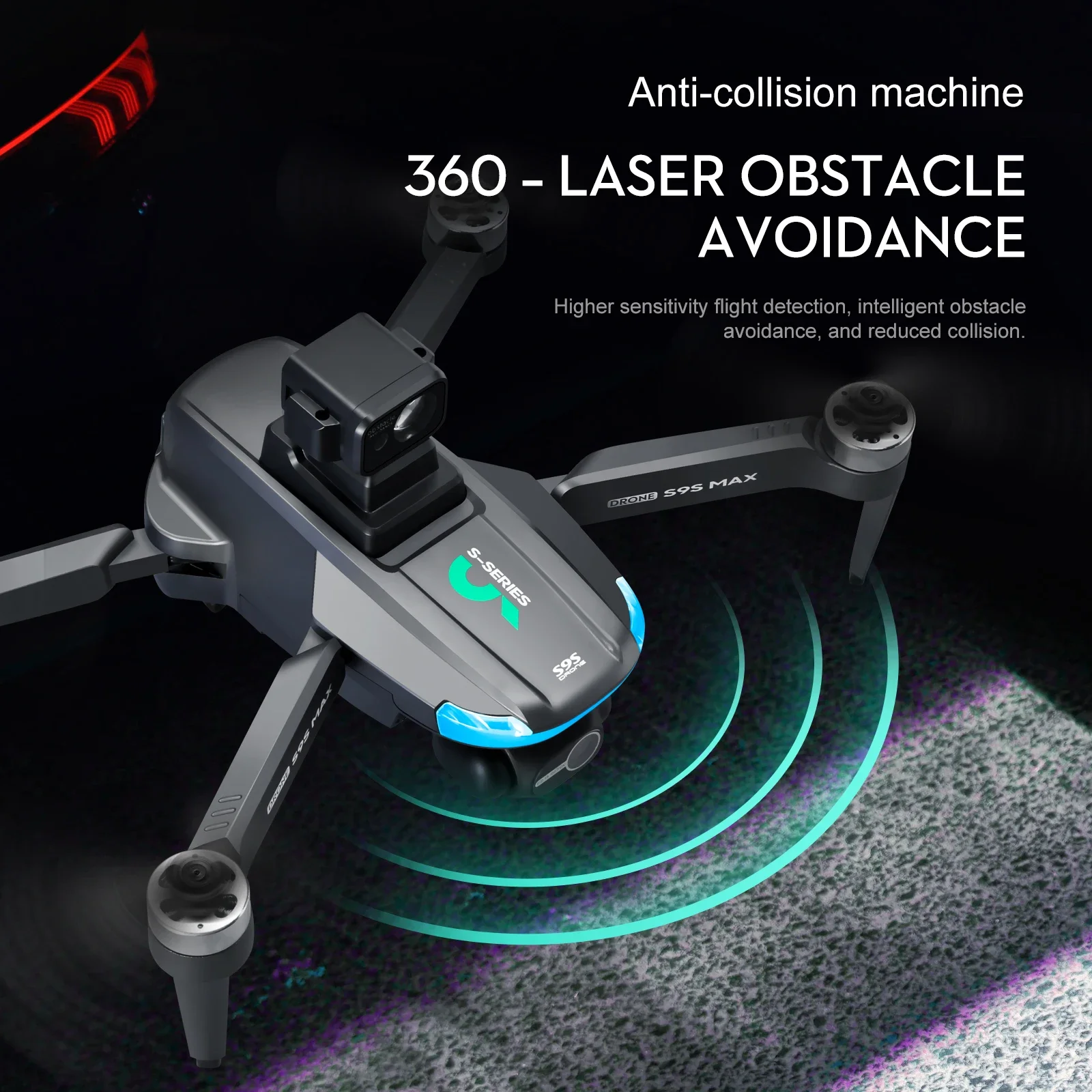 NEW S9S MAX MINI Drone 4K 2-Ax - Drone Gimbal ulasan dan harga
