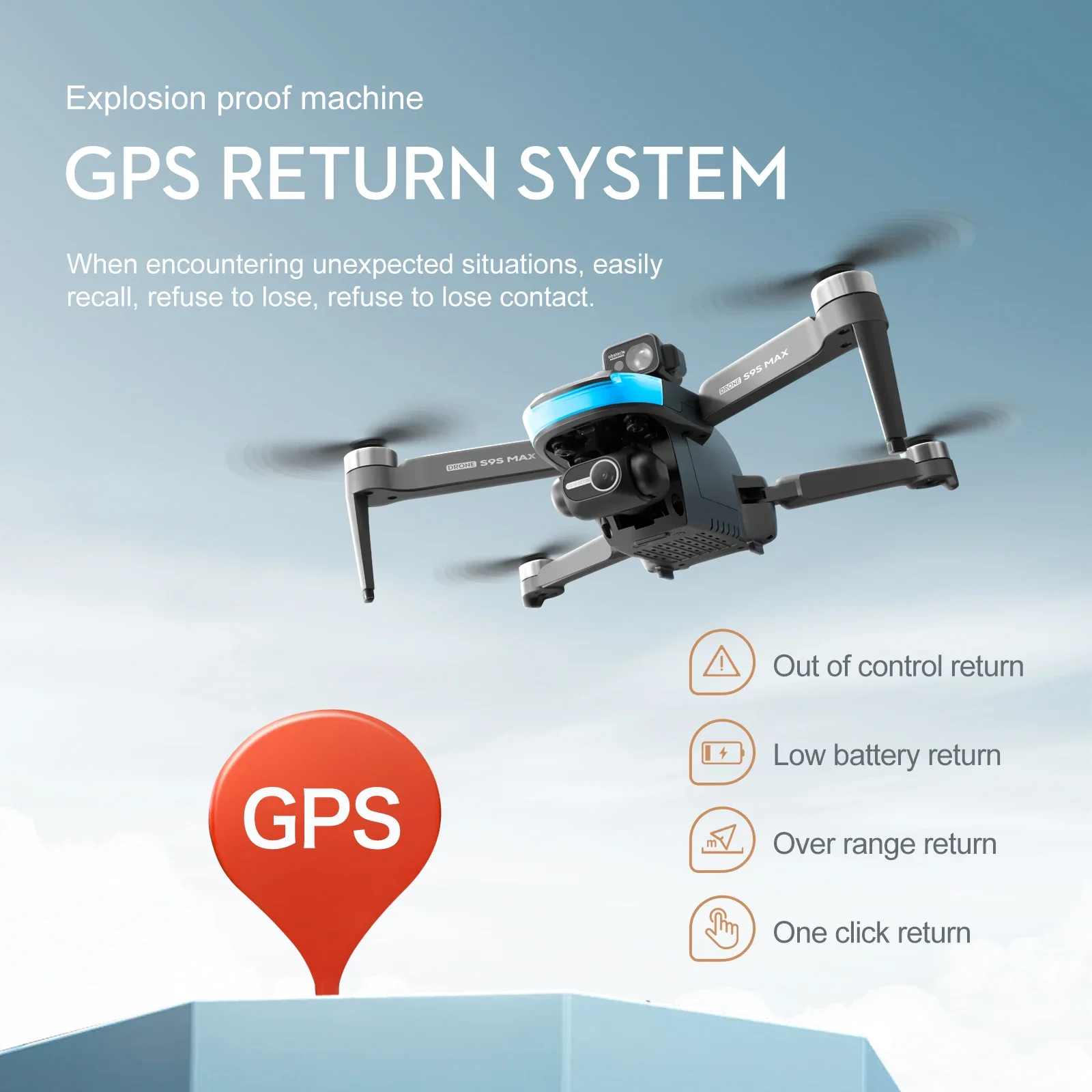 NEW S9S MAX MINI Drone 4K 2-Ax - Drone Gimbal ulasan dan harga
