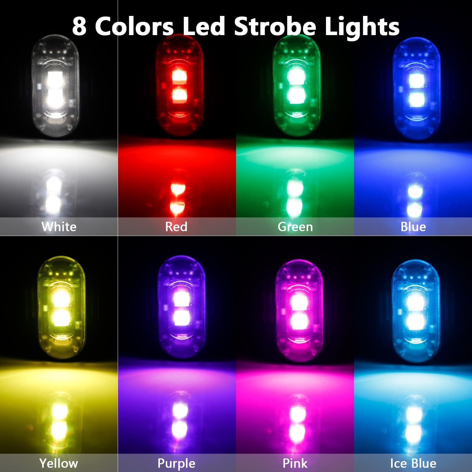 4 Pcs Led Strobe Lights with R - Drone Led Light ulasan dan harga