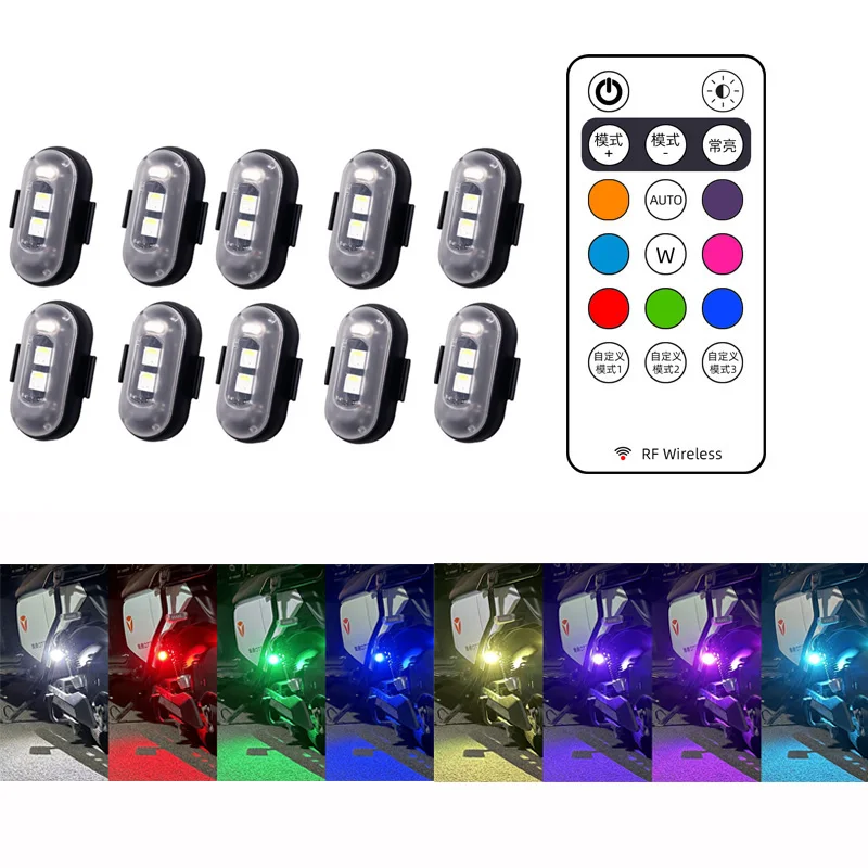 2/4/8Pcs Wireless Remote Contr - Drone Led Light ulasan dan harga