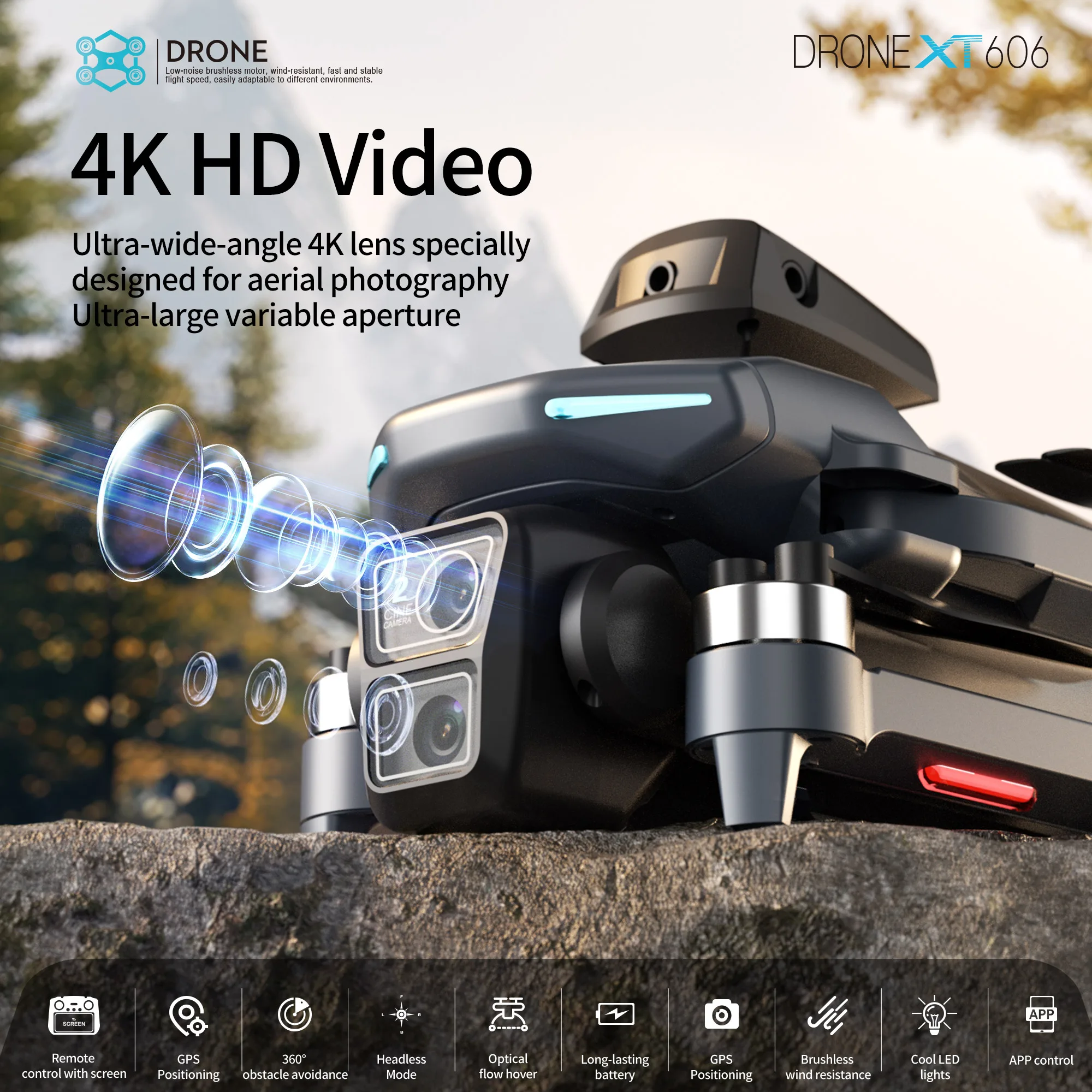 Original XT606 MAX GPS Drone 4 - Drone Gps Mount ulasan dan harga