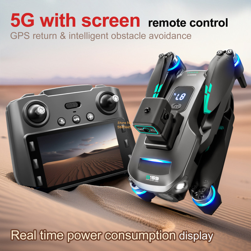 8K Dual Camera 5G WIFI FPV Rem - Drone Gps Module ulasan dan harga