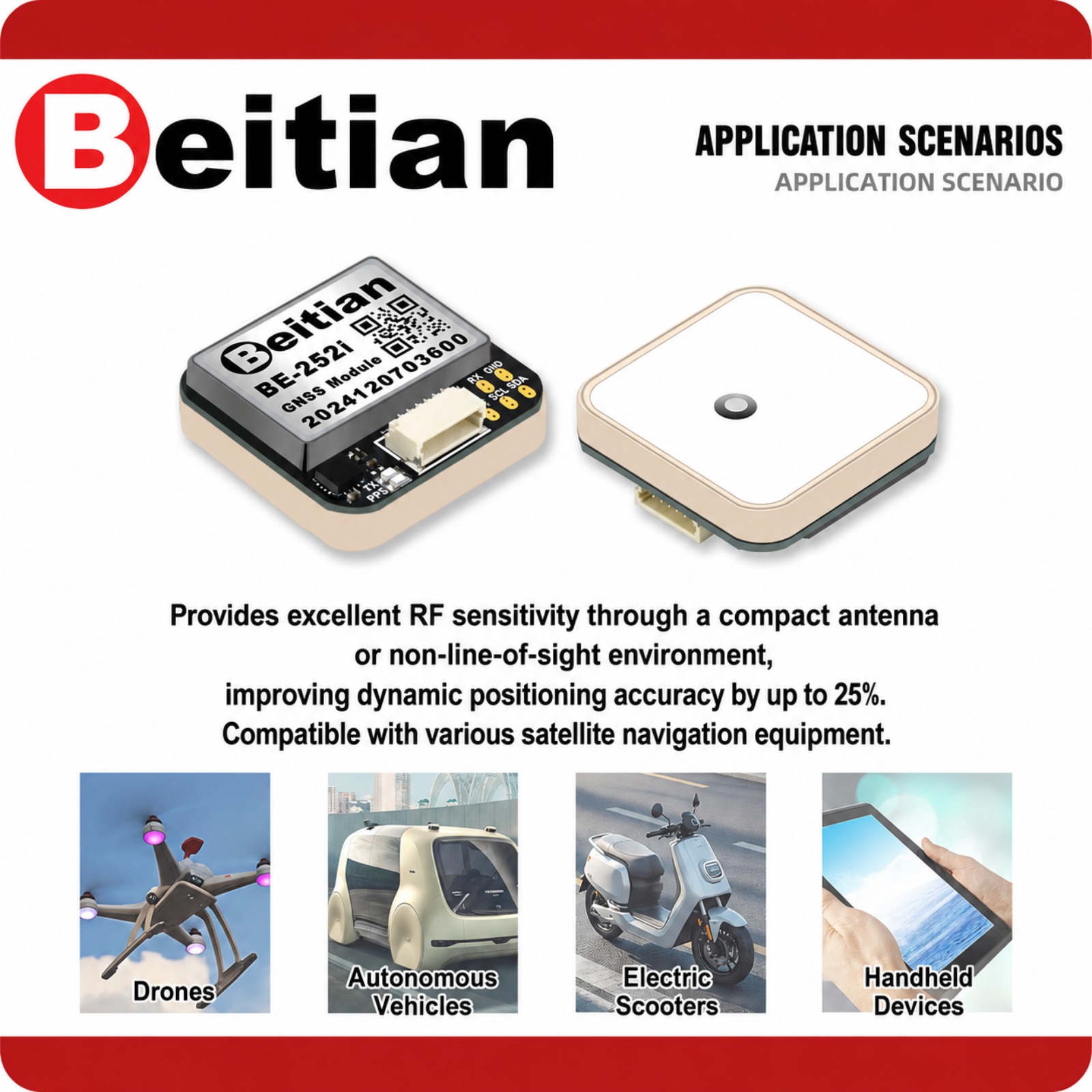 Beitian M10 Triple Mode GNSS C - Drone Gps Module ulasan dan harga