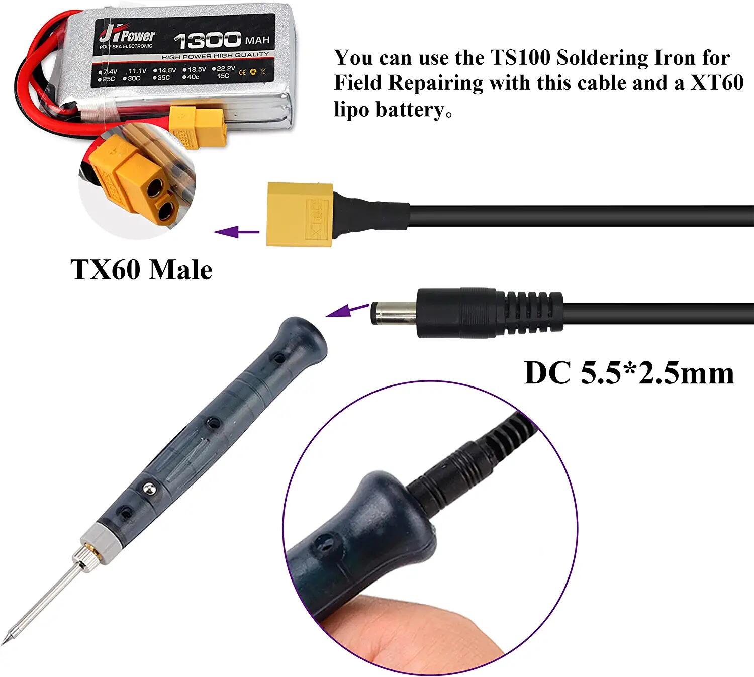 XT60 Adapter Cable XT60 Male t - Drone Compass ulasan dan harga