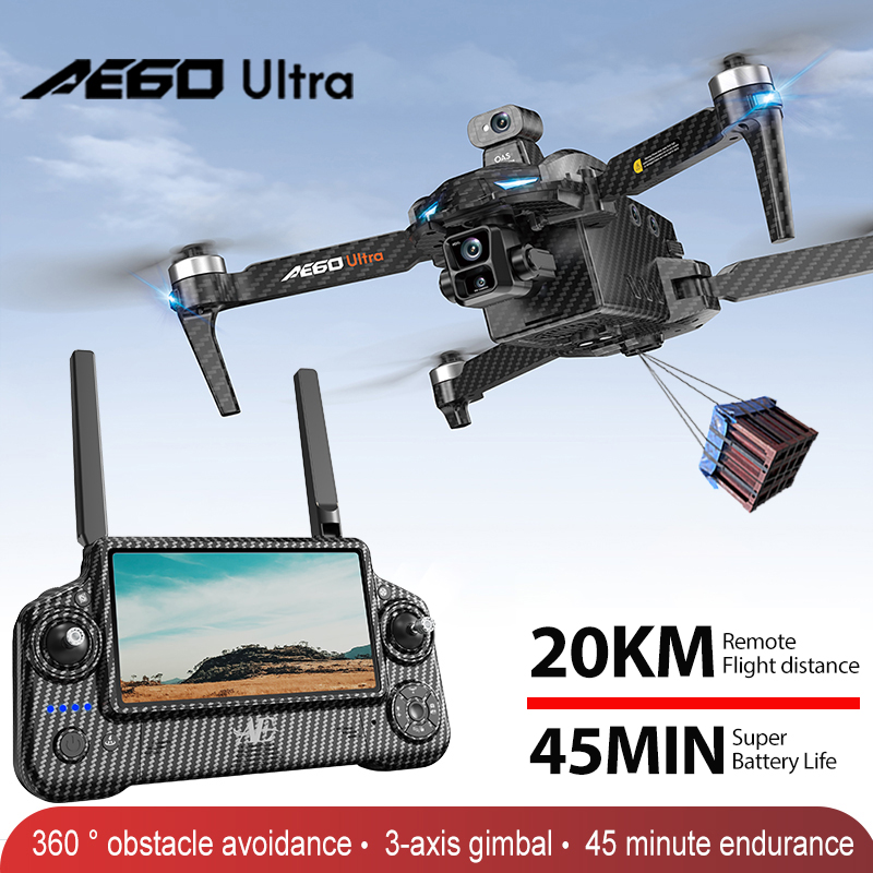 AE60 GPS Drone Professional 8K - Drone Gimbal ulasan dan harga