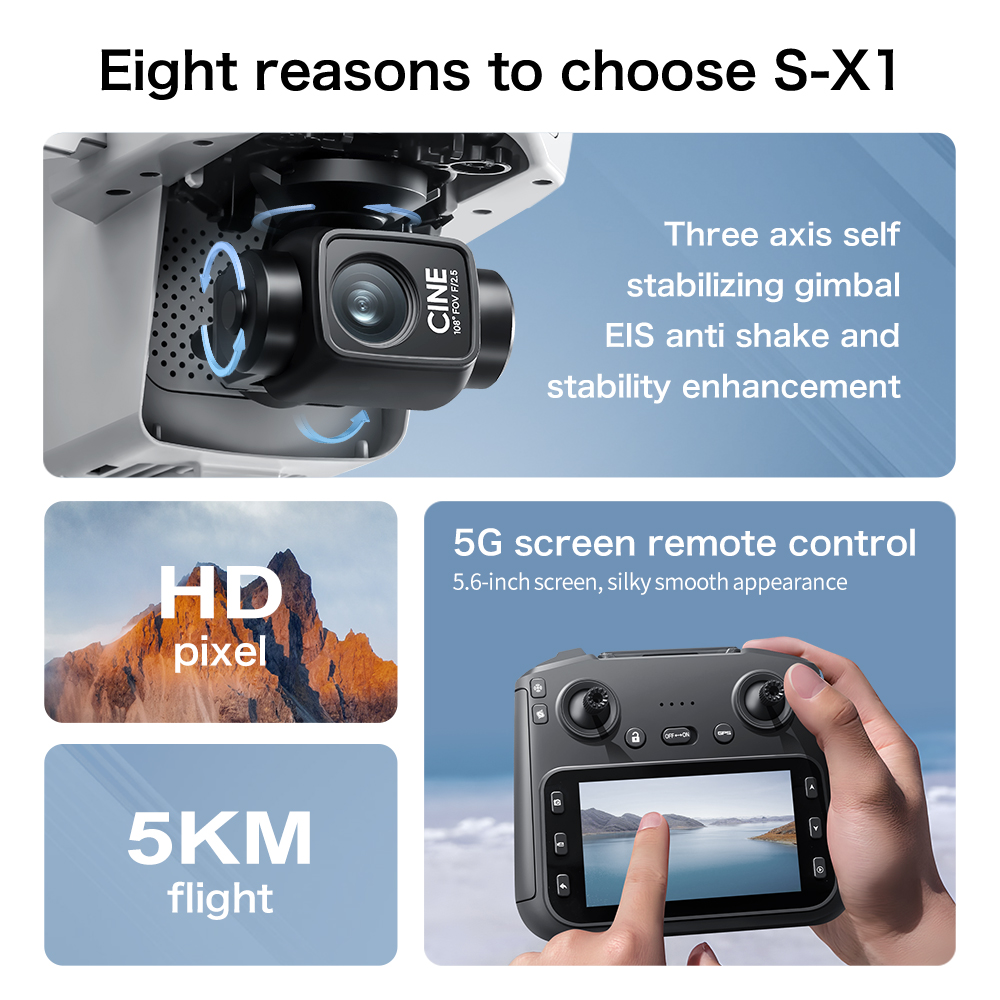 Top Deal S-X1 MAX GPS Drone 3  - Drone Gps Mount ulasan dan harga