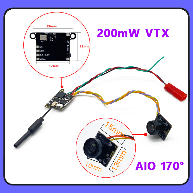 SLONWAKE 5.8G 1200TVL FPV Came - Drone Transmitter ulasan dan harga