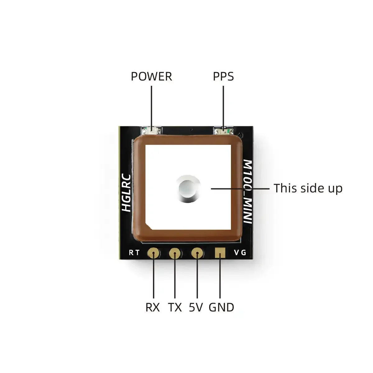 HGLRC M100 Mini GPS Module M10 - Drone Gps Module ulasan dan harga
