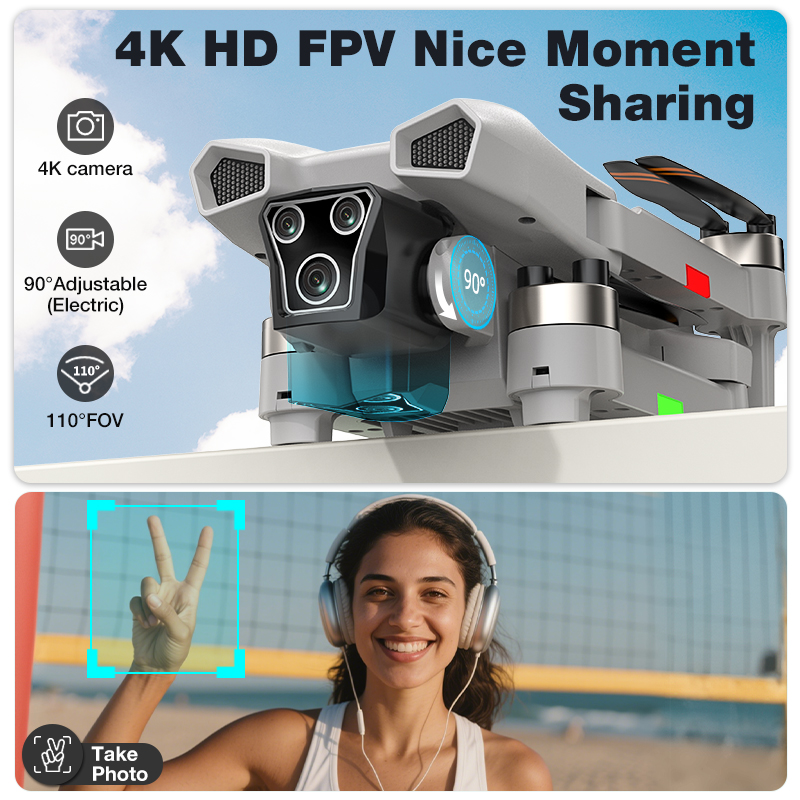 NEW Hot L017 Pro Drone Brushle - Drone Gimbal ulasan dan harga