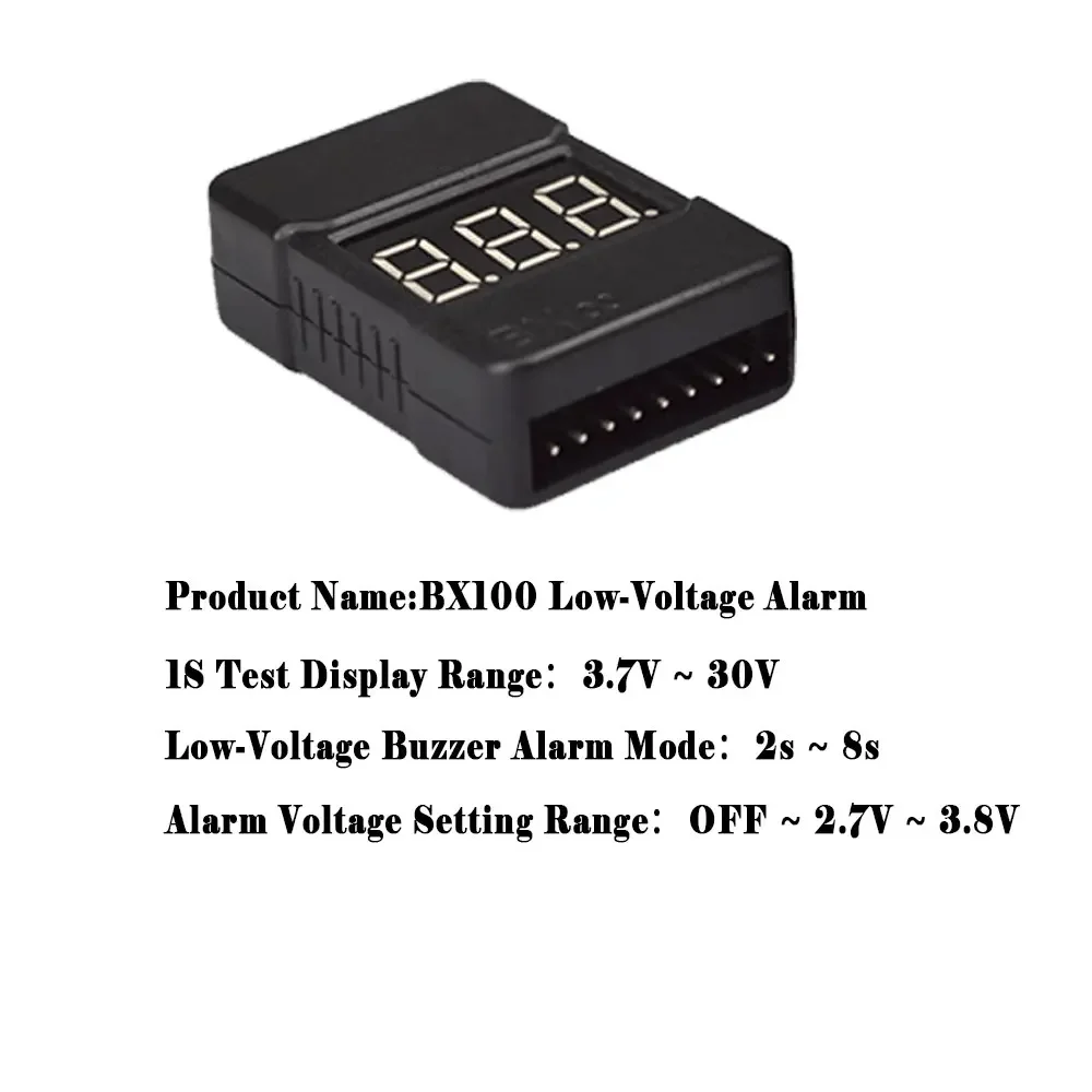 BX100 1-8S Lipo Battery Voltag - Drone Buzzer ulasan dan harga