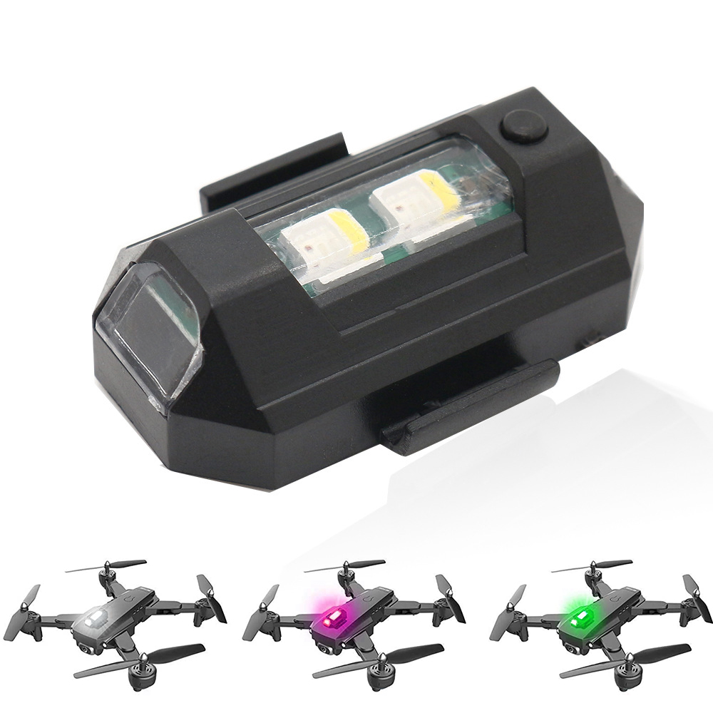 Motorcycle LED RGB Warning Lig - Drone Led Light ulasan dan harga